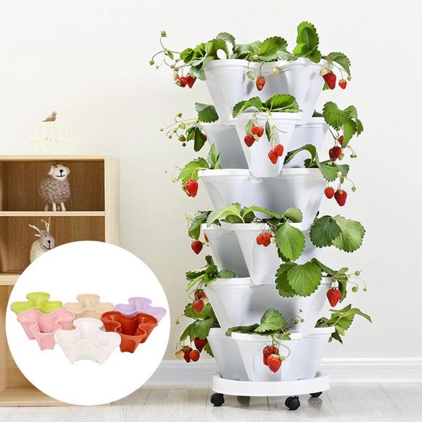 planters & pots plastic stackable vertical flower plant pot seedling holder garden planter decor suitable for growing strawberry, herbs, flo
planters & pots plastic stackable vertical flower plant pot seedling holder garden planter decor suitable for growing strawberry, herbs, flo