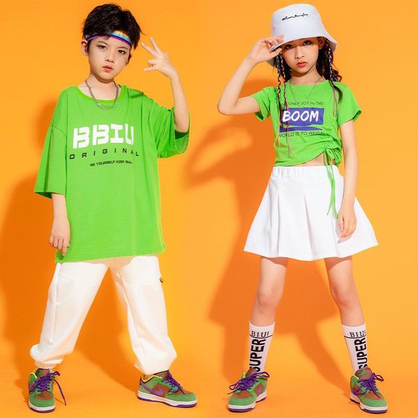 clothing sets kid hip hop green graphic tee oversized t shirt streetwear summer shorts skirt for girl boys dance costume clothes, White
clothing sets kid hip hop green graphic tee oversized t shirt streetwear summer shorts skirt for girl boys dance costume clothes, White
