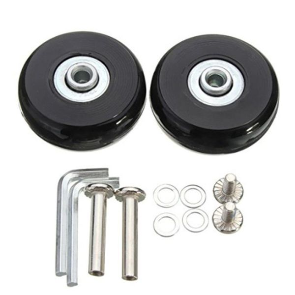 bag parts & accessories 4pcs mute with repair tool universal durable replacement roller luggage wheel suitcase travel practical flexible scr, Black
bag parts & accessories 4pcs mute with repair tool universal durable replacement roller luggage wheel suitcase travel practical flexible scr, Black