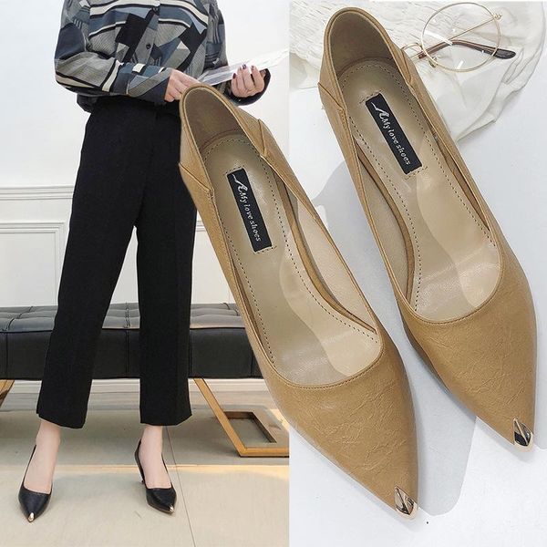 dress shoes women's pumps metal pu viscose office pointed french teenage girl net red small fresh 6cm high heels, Black
dress shoes women's pumps metal pu viscose office pointed french teenage girl net red small fresh 6cm high heels, Black