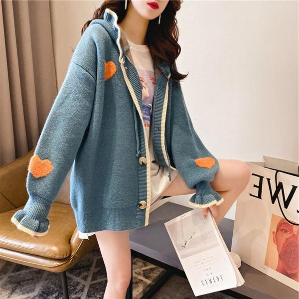women's knits & tees explosive style 2021 spring and autumn net red loose lazy sweater cardigan long-sleeved all-match jacket y100, White
women's knits & tees explosive style 2021 spring and autumn net red loose lazy sweater cardigan long-sleeved all-match jacket y100, White