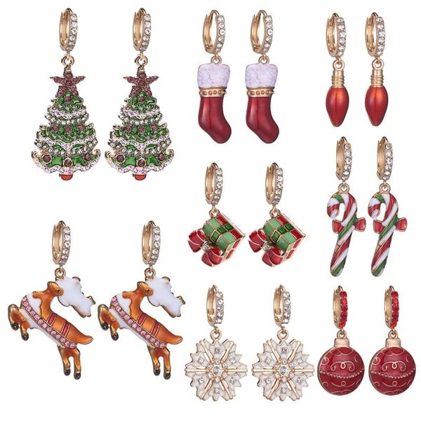 hoop & huggie christmas multiple red green snowman bells drop earrings for women girl metal tree snowflake elk dangle party jewelry, Golden;silver
hoop & huggie christmas multiple red green snowman bells drop earrings for women girl metal tree snowflake elk dangle party jewelry, Golden;silver