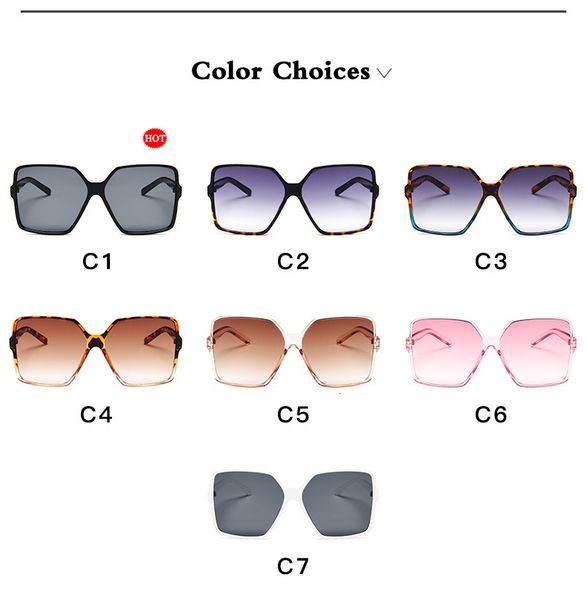 luxury designer sunglasses zxwlyxgx fashion women oversize gradient plastic brand designer female sun glasses uv400 0622, White;black
luxury designer sunglasses zxwlyxgx fashion women oversize gradient plastic brand designer female sun glasses uv400 0622, White;black