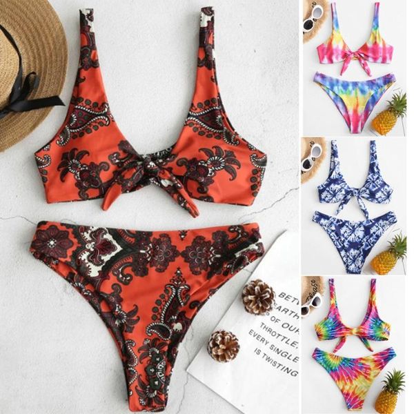 women's swimwear 2021 women two-piece rainbow gradient print sling bikini set beachsuit summer elegant chest pad, White;black
women's swimwear 2021 women two-piece rainbow gradient print sling bikini set beachsuit summer elegant chest pad, White;black