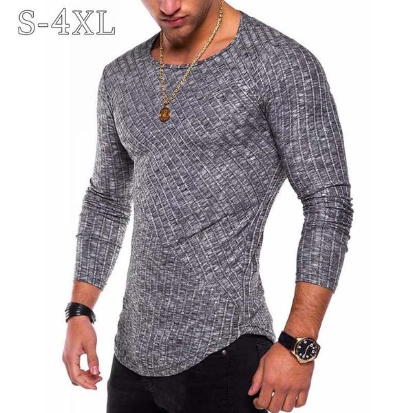 men's t-shirts spring t shirt men casual long sleeve o-neck striped elastic solid tshirt slim fit streetwear tee homme, White;black
men's t-shirts spring t shirt men casual long sleeve o-neck striped elastic solid tshirt slim fit streetwear tee homme, White;black