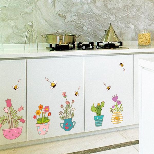 flower pot combination wall sticker removable glass window bedroom living room waterproof stickers
flower pot combination wall sticker removable glass window bedroom living room waterproof stickers