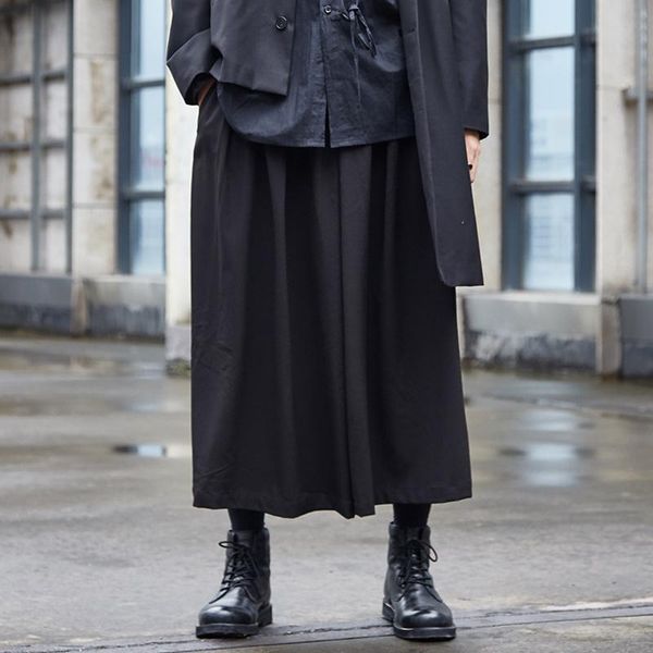 casual black wide leg pants kimono skirt pant streetwear hip hop gothic harem trousers japan men elastic waist loose male women men's
casual black wide leg pants kimono skirt pant streetwear hip hop gothic harem trousers japan men elastic waist loose male women men's