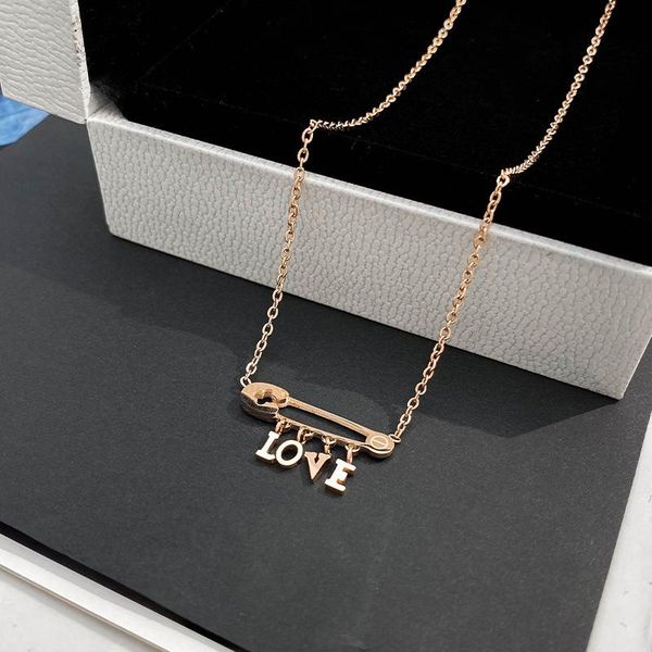 pendant necklaces korean style simple letter temperament entry lux niche women's necklace clavicle chain cold wind non-fading rose gold, Silver
pendant necklaces korean style simple letter temperament entry lux niche women's necklace clavicle chain cold wind non-fading rose gold, Silver