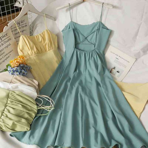 casual dresses elegant waist thin backless high suspender dress women's party summer solid color mid-length office lady p9gq, Black;gray
casual dresses elegant waist thin backless high suspender dress women's party summer solid color mid-length office lady p9gq, Black;gray