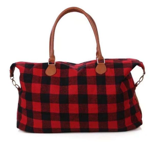 buffalo plaid handbag large capacity travel weekender tote with pu handle checkered outdoor sports yoga totes storage duffel bags, Black
buffalo plaid handbag large capacity travel weekender tote with pu handle checkered outdoor sports yoga totes storage duffel bags, Black