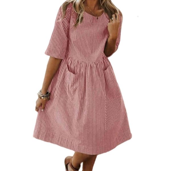 dress linen of cotton women's clothing striped vertical pinstripe midi sukienka pocket dressed in big size 3xl 4xl 5xl, Black;gray
dress linen of cotton women's clothing striped vertical pinstripe midi sukienka pocket dressed in big size 3xl 4xl 5xl, Black;gray