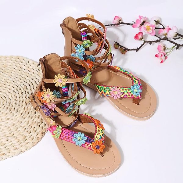 sandals wohdhe bohemia women summer flowers combination slippers clip toe novelty mixed-colors cross-strap flat beach, Black
sandals wohdhe bohemia women summer flowers combination slippers clip toe novelty mixed-colors cross-strap flat beach, Black