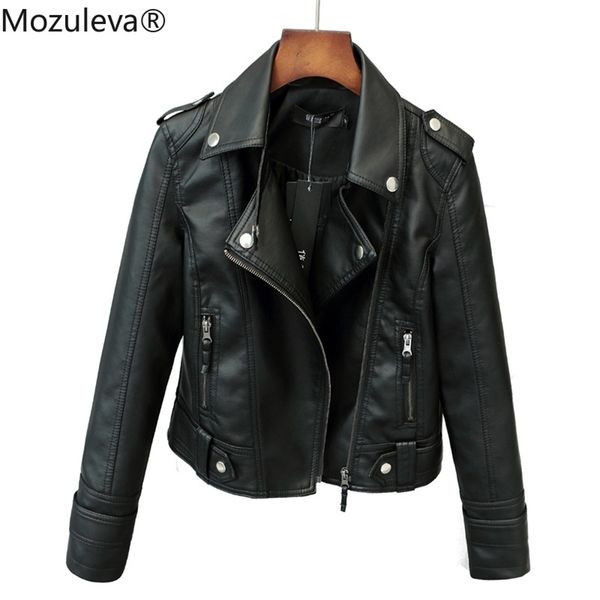 spring autumn women short faux pu slim fashion punk outwear motorcycle leather jacket casual coat 210416, Black;brown
spring autumn women short faux pu slim fashion punk outwear motorcycle leather jacket casual coat 210416, Black;brown