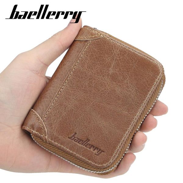 wallets baellerry 2021 vintage men designer leather card holder small zipper and purses for passport, Red;black
wallets baellerry 2021 vintage men designer leather card holder small zipper and purses for passport, Red;black