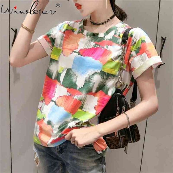 summer printed women tee multi colors doodle short sleeve o neck female t-shirts casual streetwear tshirts woman t05306b 210421, Black;gray
summer printed women tee multi colors doodle short sleeve o neck female t-shirts casual streetwear tshirts woman t05306b 210421, Black;gray