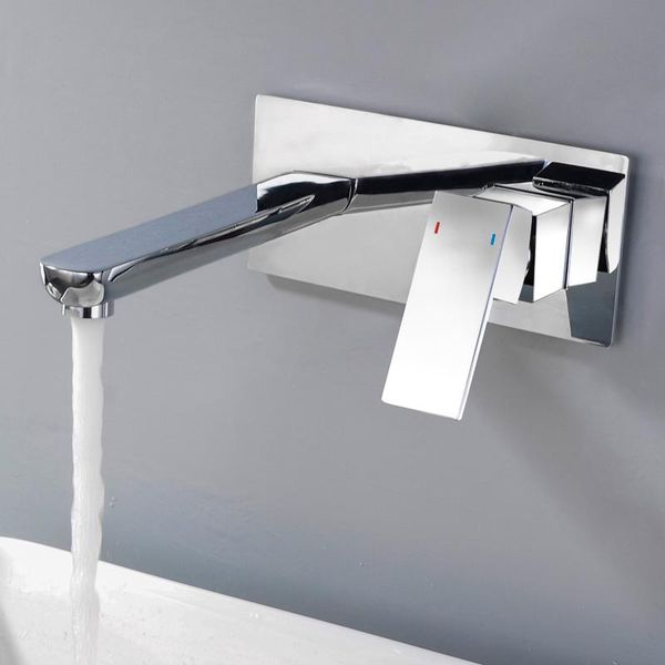 bathroom basin sink faucet wall mounted square chrome brass mixer tap with embedded box faucets
bathroom basin sink faucet wall mounted square chrome brass mixer tap with embedded box faucets