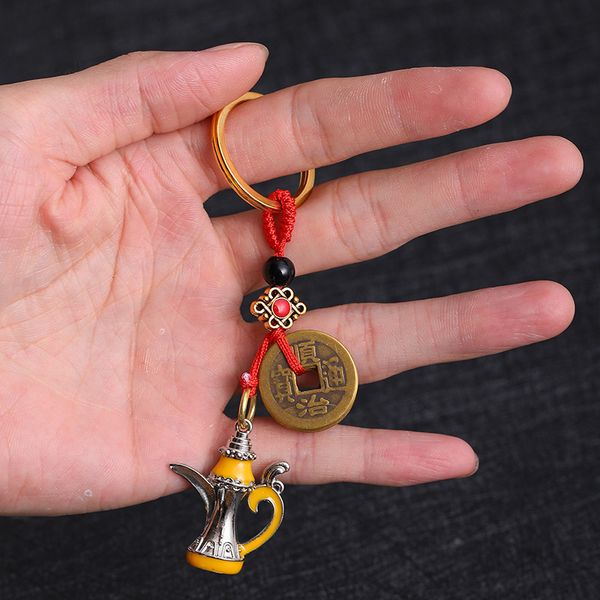 keychains creative alar lamp key chain pendant teapot accessories men's and women's national style, Silver
keychains creative alar lamp key chain pendant teapot accessories men's and women's national style, Silver