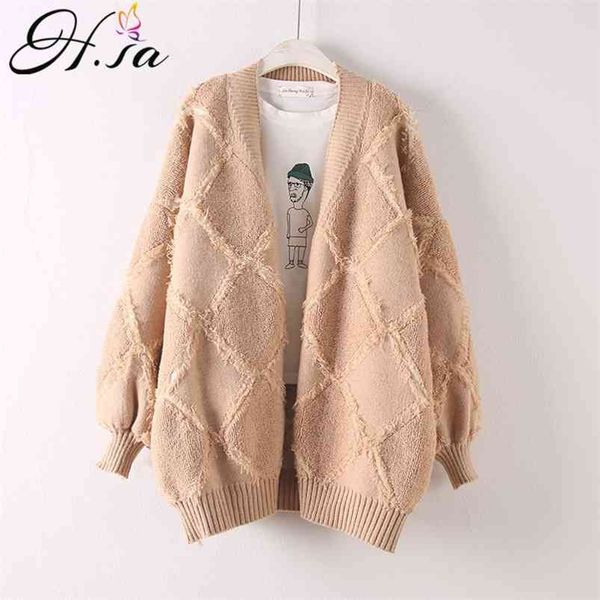 women warm sweater and cardigans v neck latern sleeve geometric knit jacket spring coat long poncho femme 210430, White 
women warm sweater and cardigans v neck latern sleeve geometric knit jacket spring coat long poncho femme 210430, White