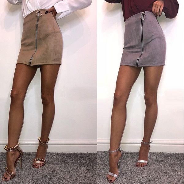 skirts women fashion casual faux suede skirt stretch high waist bodycon zip mini short, Black
skirts women fashion casual faux suede skirt stretch high waist bodycon zip mini short, Black