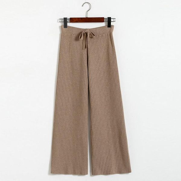 women's pants & capris autumn and winter drape high waist wide leg female loose knit thickened straight tube strap casual, Black;white
women's pants & capris autumn and winter drape high waist wide leg female loose knit thickened straight tube strap casual, Black;white