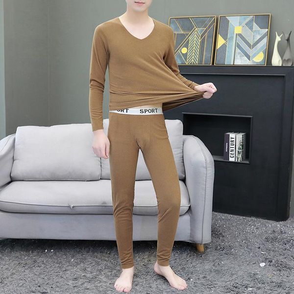 men's tracksuits thermal underwear men women autumn winter long johns set v-neck seamless, Gray
men's tracksuits thermal underwear men women autumn winter long johns set v-neck seamless, Gray