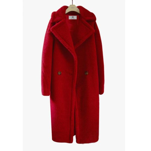 women's fur & faux autumn and winter ladies coats mid-length lamb wool thick loose cashmere simple women 6xl 7xl 8xl 9xl jackets xf740, Black
women's fur & faux autumn and winter ladies coats mid-length lamb wool thick loose cashmere simple women 6xl 7xl 8xl 9xl jackets xf740, Black