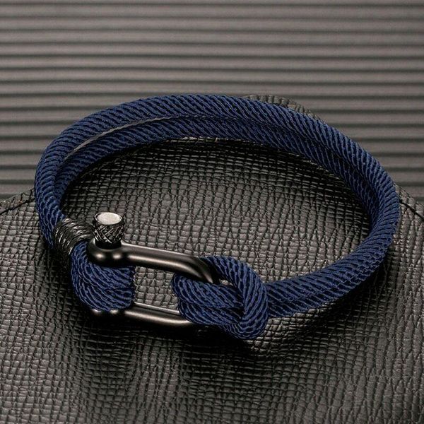 charm bracelets trendy outdoor weaving rope lucky women men black stainless steel buckle friendship femme, Golden;silver
charm bracelets trendy outdoor weaving rope lucky women men black stainless steel buckle friendship femme, Golden;silver