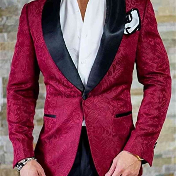 men's suits & blazers brand men dark red pattern and black groom tuxedos shawl satin lapel groomsmen wedding man 2 pieces ( jacket, White;black
men's suits & blazers brand men dark red pattern and black groom tuxedos shawl satin lapel groomsmen wedding man 2 pieces ( jacket, White;black