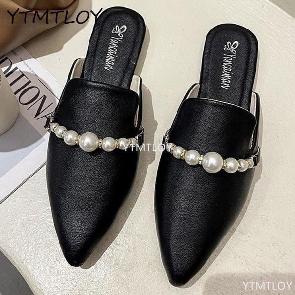 shoes woman loafers slippers flat luxury slides pointed toe string bead designer soft zapatillas casa mujer, Black
shoes woman loafers slippers flat luxury slides pointed toe string bead designer soft zapatillas casa mujer, Black
