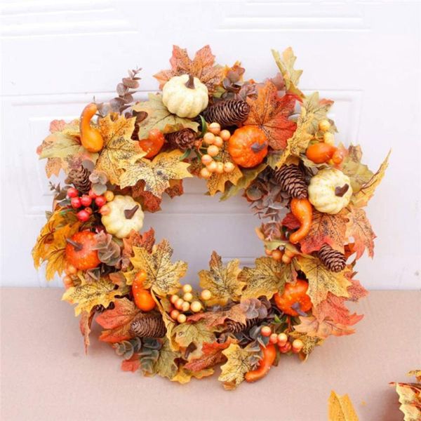 decorative flowers & wreaths pumpkin maple wreath autumn festival door hanging home decor manmade garland cloth rattan material decoration s
decorative flowers & wreaths pumpkin maple wreath autumn festival door hanging home decor manmade garland cloth rattan material decoration s