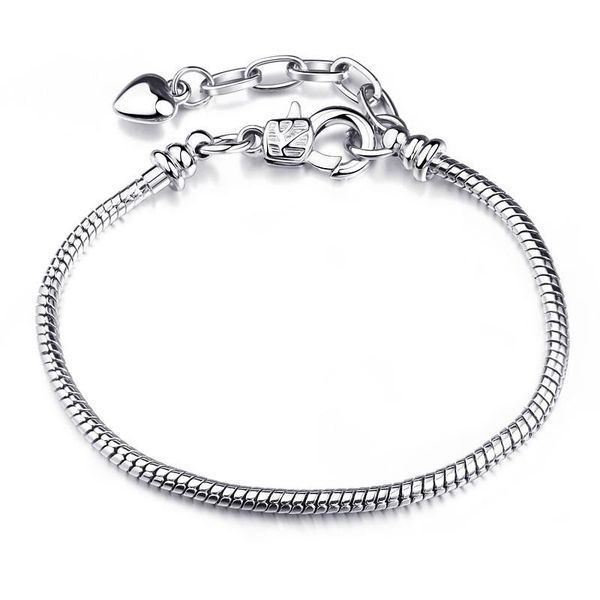 link, chain 3mm diy charm basic snake bone original bracelet jewelry for women luxury girlfriend gift, Black
link, chain 3mm diy charm basic snake bone original bracelet jewelry for women luxury girlfriend gift, Black