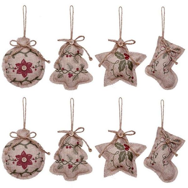 party decoration rustic christmas tree ornaments stocking decorations burlap country ball bell with red and green holly l
party decoration rustic christmas tree ornaments stocking decorations burlap country ball bell with red and green holly l