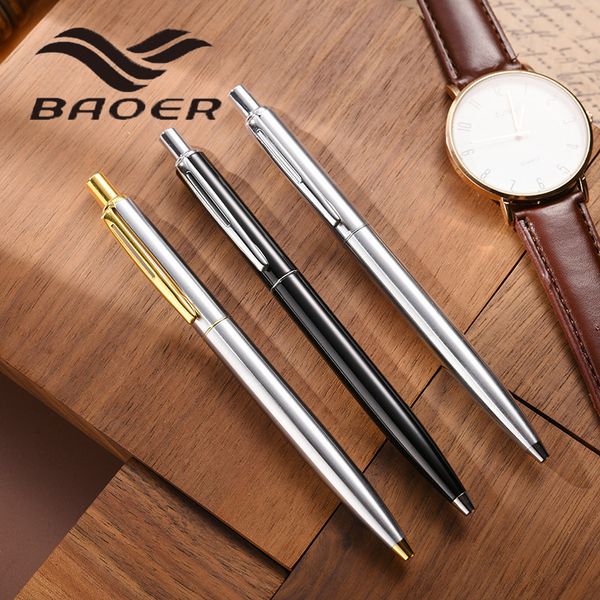037 paul seri metal ball point pen gift busins push signature writing tool, Blue;orange
037 paul seri metal ball point pen gift busins push signature writing tool, Blue;orange