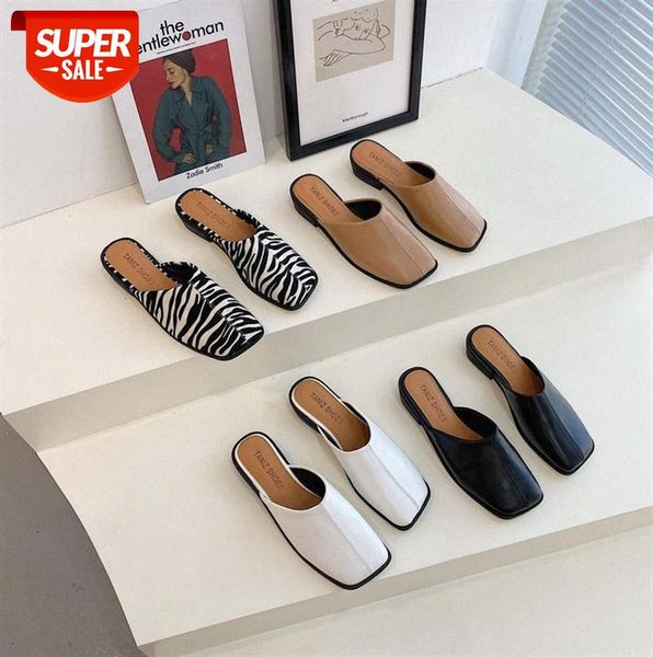 net red baotou half slippers women wear a pedal square toe mules lazy shoes #ie9k, Black
net red baotou half slippers women wear a pedal square toe mules lazy shoes #ie9k, Black