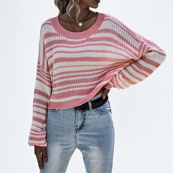 women's sweaters pink striped long sleeve crop knitted korean jumper fall women winter pullover sweater streetwear pull femme mujer rqz, White;black
women's sweaters pink striped long sleeve crop knitted korean jumper fall women winter pullover sweater streetwear pull femme mujer rqz, White;black