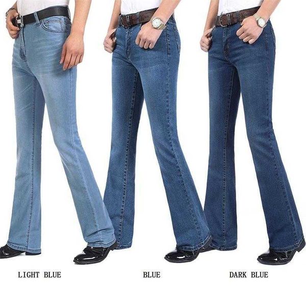 men's business casual boot cut jeans mid waist flares semi-flared bell bottom pants plus size 27-38 210622, Blue
men's business casual boot cut jeans mid waist flares semi-flared bell bottom pants plus size 27-38 210622, Blue