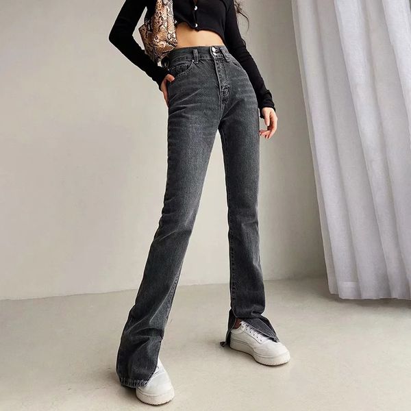 goplus woman high waist jeans streetwear light blue denim trousers vintage split flare pants women korean pantalon femme
goplus woman high waist jeans streetwear light blue denim trousers vintage split flare pants women korean pantalon femme