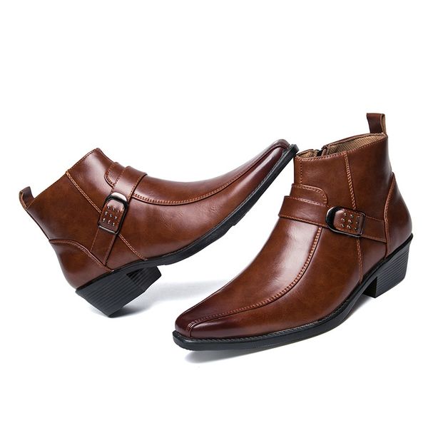 dress shoes misalwa botas masculinas de cano curto, com zÃper, estilo britânico, retrô, fecho preto, para motocicleta, outono gao8, Black
dress shoes misalwa botas masculinas de cano curto, com zÃper, estilo britânico, retrô, fecho preto, para motocicleta, outono gao8, Black