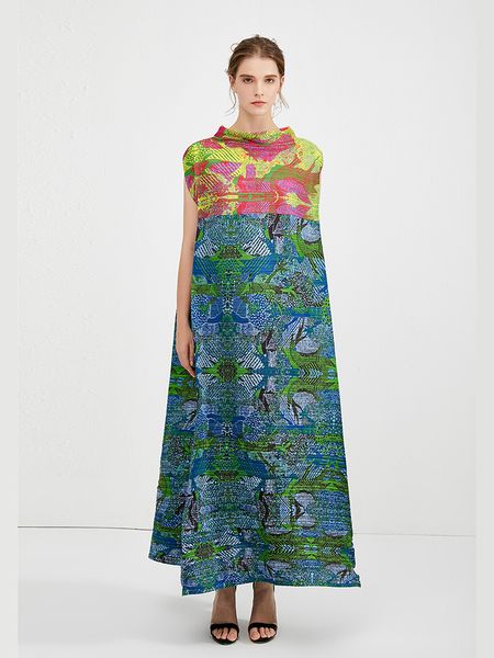 TIANPEI Summer Women Dress Miyake Pleated Vintage Forest Print indie aesthetic Dress kaftan sleeveless Plus Size long dress 5182, Photo color3
TIANPEI Summer Women Dress Miyake Pleated Vintage Forest Print indie aesthetic Dress kaftan sleeveless Plus Size long dress 5182, Photo color3
