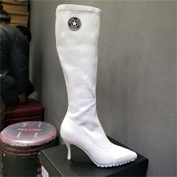 over the knee women boot high boots patent leather high heels 8cm female boots fashion spring shoes boot women white 210514, Black
over the knee women boot high boots patent leather high heels 8cm female boots fashion spring shoes boot women white 210514, Black