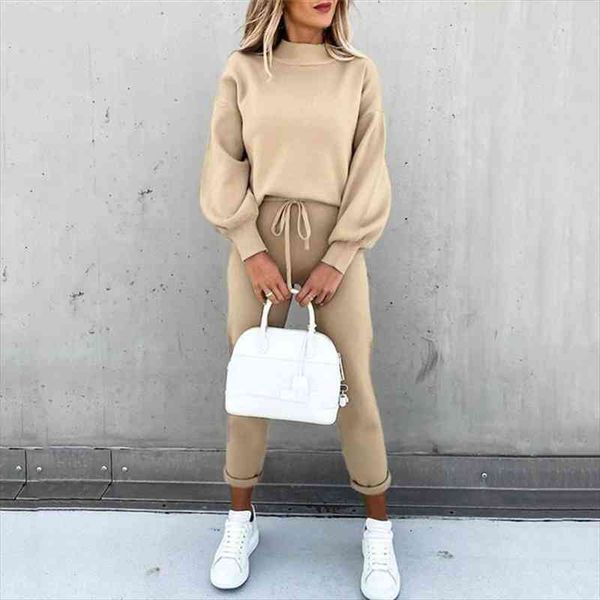 sets spring o neck streetwear womenpant pockets clothing full sleeves elastic waist pants casual long women, White
sets spring o neck streetwear womenpant pockets clothing full sleeves elastic waist pants casual long women, White