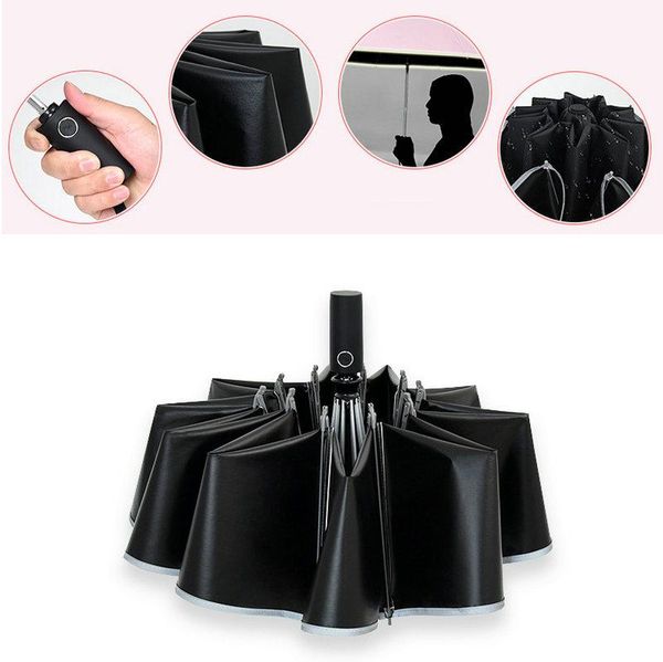 umbrellas 3folding umbrella 10 ribs anti-uv strong windproof automatic reverse rain women men outdoor parasol
umbrellas 3folding umbrella 10 ribs anti-uv strong windproof automatic reverse rain women men outdoor parasol