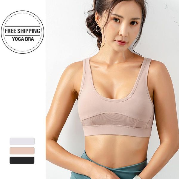 women solid cross-back yoga sports bras running -proof quick-drying fitness vest female workout bra gym clothing, White;black
women solid cross-back yoga sports bras running -proof quick-drying fitness vest female workout bra gym clothing, White;black