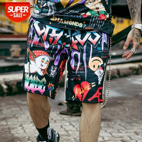 flowing hip-hop shorts pattern graffiti printed beach pants men's casual five-point #pu27, Black
flowing hip-hop shorts pattern graffiti printed beach pants men's casual five-point #pu27, Black