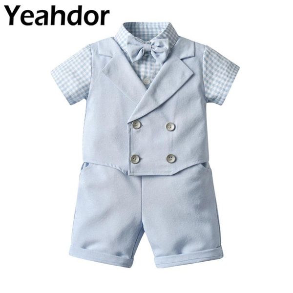 tuxedos 2pcs baby boys formal suits kids gentleman outfit birthday party christening baptism wear flower clothes wedding dress suit, Blue
tuxedos 2pcs baby boys formal suits kids gentleman outfit birthday party christening baptism wear flower clothes wedding dress suit, Blue