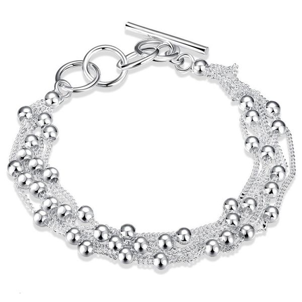 creative korean version exquisite six line beaded 925 silver plated pearl bracelet headpiece, Golden;silver
creative korean version exquisite six line beaded 925 silver plated pearl bracelet headpiece, Golden;silver