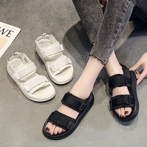 sandals flat platform women shoes summer outdoor leisure open toe black beige mujer
sandals flat platform women shoes summer outdoor leisure open toe black beige mujer