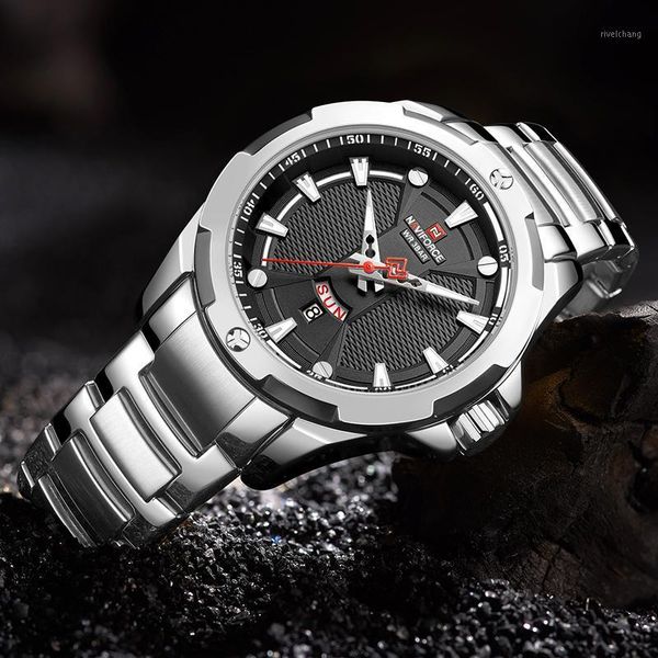 wristwatches naviforce fashion mens quartz watches big dial sport watch men casual waterproof male clock relogio masculino, Slivery;brown
wristwatches naviforce fashion mens quartz watches big dial sport watch men casual waterproof male clock relogio masculino, Slivery;brown
