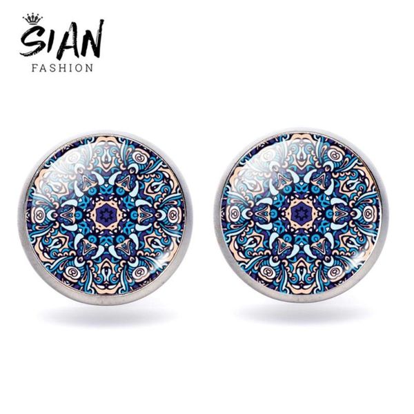 stud sian charm mandala glass round earrings datura flower art picture om symbol hinduism buddhism earring women jewellery gift, Golden;silver
stud sian charm mandala glass round earrings datura flower art picture om symbol hinduism buddhism earring women jewellery gift, Golden;silver