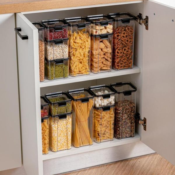 storage bottles & jars tank kitchen box refrigerator tea beans cereal sealed container transparent set
storage bottles & jars tank kitchen box refrigerator tea beans cereal sealed container transparent set